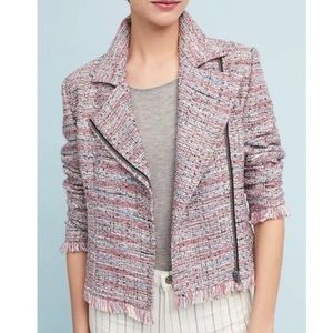 Cupcakes & cashmere cantor tweed multicolor jacket Sz xs nwt